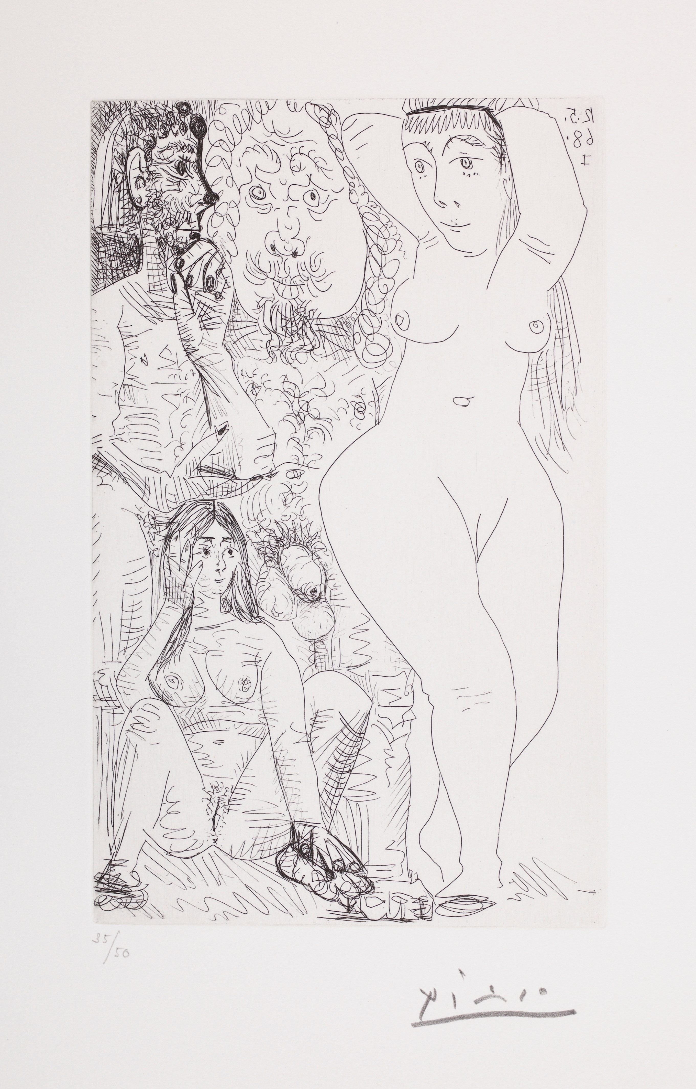 Fashion changes: two couples (Series 347)